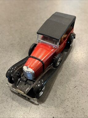 Vintage Solido die-cast 1928 Mercedes SS touring car Ref 132, 1:43 scale.